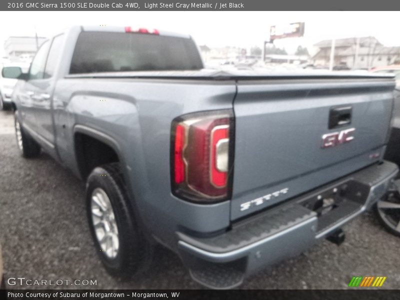 Light Steel Gray Metallic / Jet Black 2016 GMC Sierra 1500 SLE Double Cab 4WD