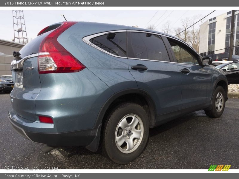Mountain Air Metallic / Beige 2015 Honda CR-V LX AWD