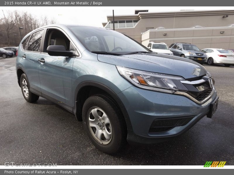 Mountain Air Metallic / Beige 2015 Honda CR-V LX AWD