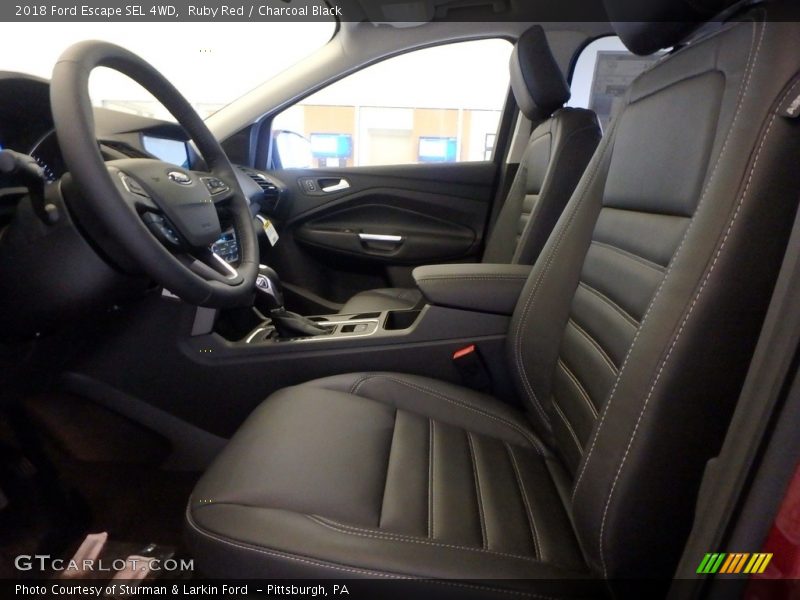 Ruby Red / Charcoal Black 2018 Ford Escape SEL 4WD
