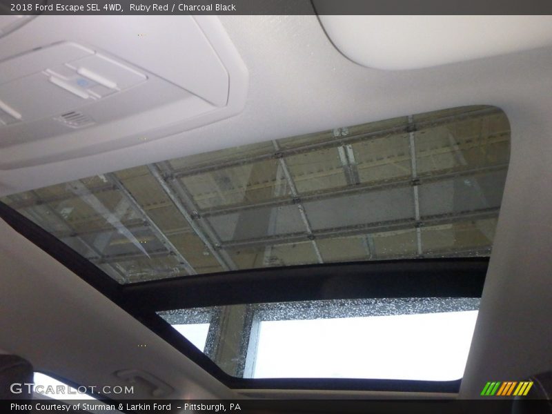 Ruby Red / Charcoal Black 2018 Ford Escape SEL 4WD
