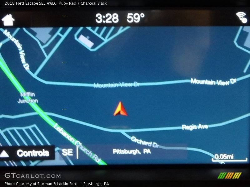 Ruby Red / Charcoal Black 2018 Ford Escape SEL 4WD