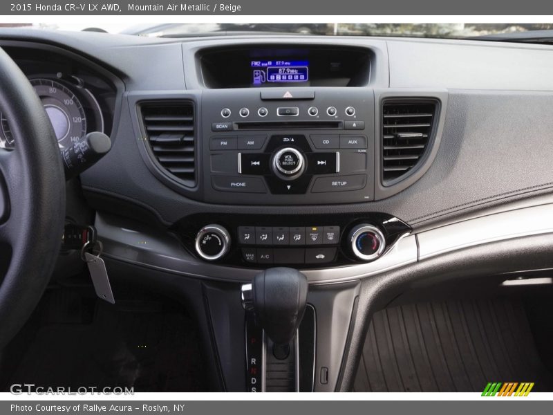 Mountain Air Metallic / Beige 2015 Honda CR-V LX AWD