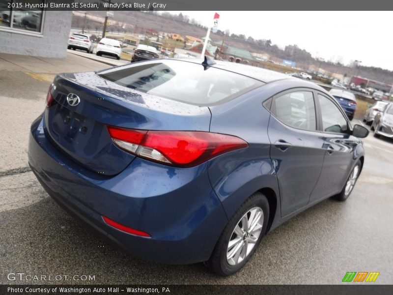 Windy Sea Blue / Gray 2015 Hyundai Elantra SE Sedan