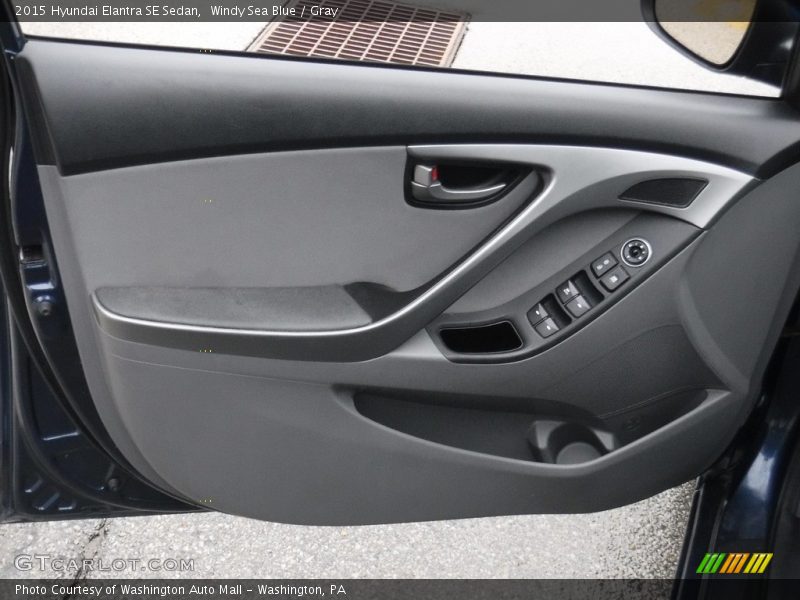 Windy Sea Blue / Gray 2015 Hyundai Elantra SE Sedan