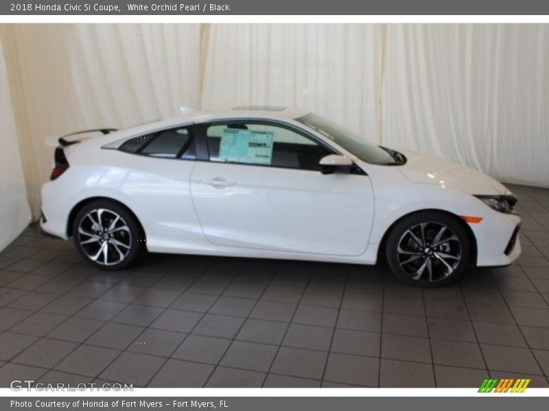 White Orchid Pearl / Black 2018 Honda Civic Si Coupe