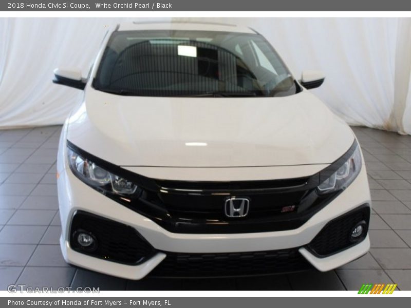 White Orchid Pearl / Black 2018 Honda Civic Si Coupe