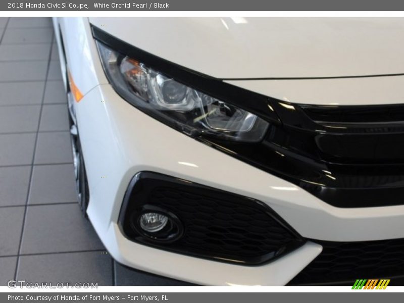 White Orchid Pearl / Black 2018 Honda Civic Si Coupe