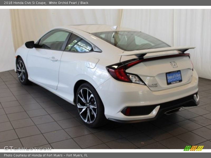 White Orchid Pearl / Black 2018 Honda Civic Si Coupe