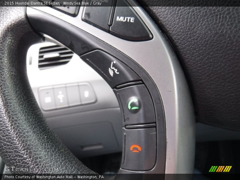 Windy Sea Blue / Gray 2015 Hyundai Elantra SE Sedan