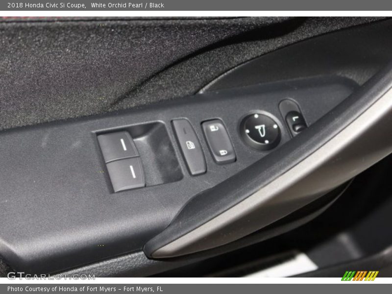 White Orchid Pearl / Black 2018 Honda Civic Si Coupe