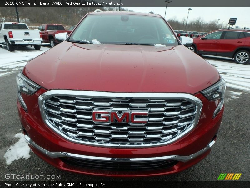Red Quartz Tintcoat / ­Jet Black 2018 GMC Terrain Denali AWD