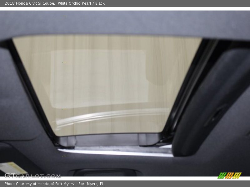 White Orchid Pearl / Black 2018 Honda Civic Si Coupe