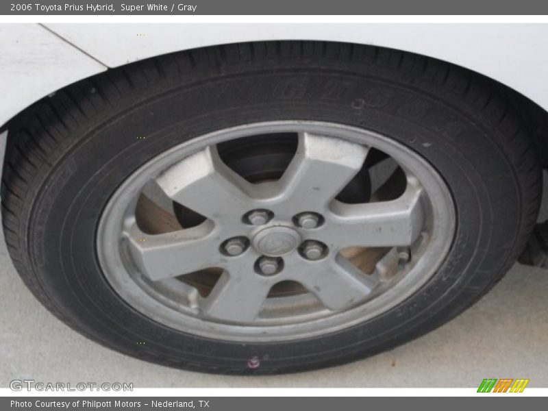 Super White / Gray 2006 Toyota Prius Hybrid
