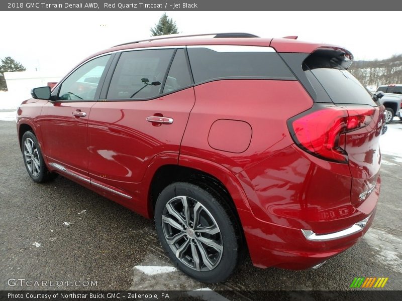 Red Quartz Tintcoat / ­Jet Black 2018 GMC Terrain Denali AWD