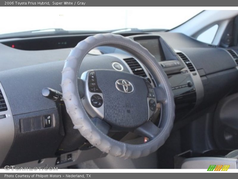 Super White / Gray 2006 Toyota Prius Hybrid