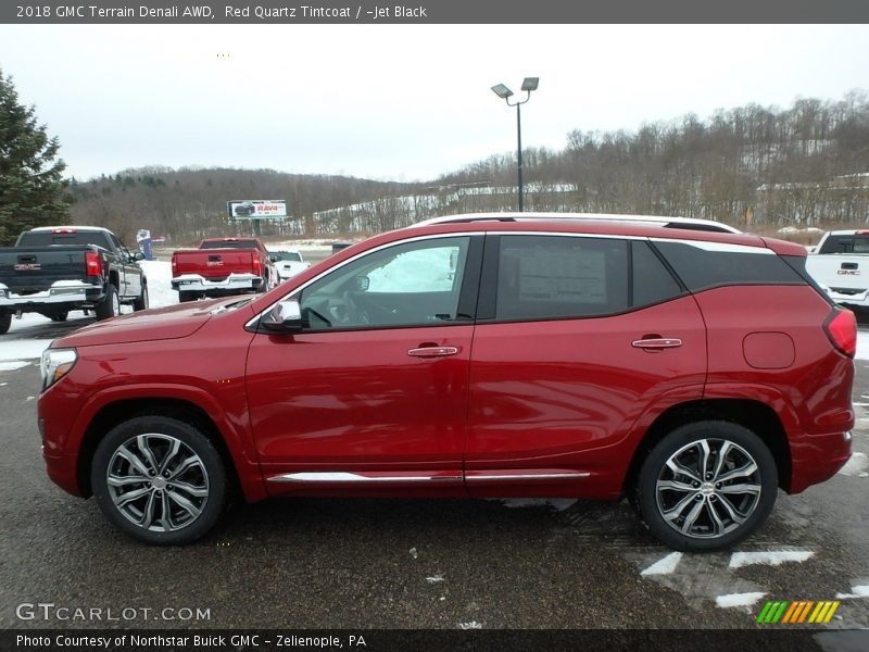 Red Quartz Tintcoat / ­Jet Black 2018 GMC Terrain Denali AWD