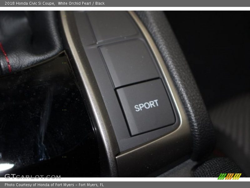 White Orchid Pearl / Black 2018 Honda Civic Si Coupe