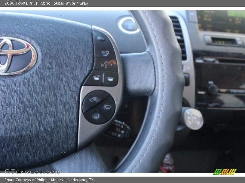 Super White / Gray 2006 Toyota Prius Hybrid