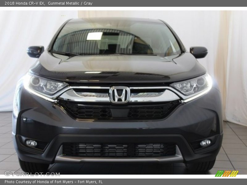 Gunmetal Metallic / Gray 2018 Honda CR-V EX