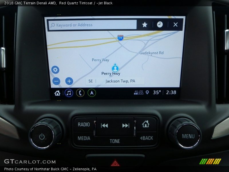 Red Quartz Tintcoat / ­Jet Black 2018 GMC Terrain Denali AWD