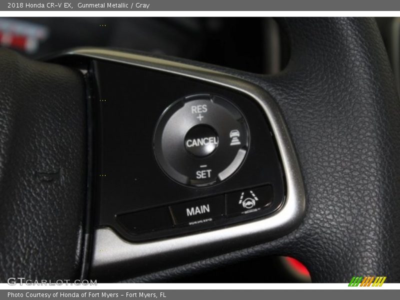 Gunmetal Metallic / Gray 2018 Honda CR-V EX