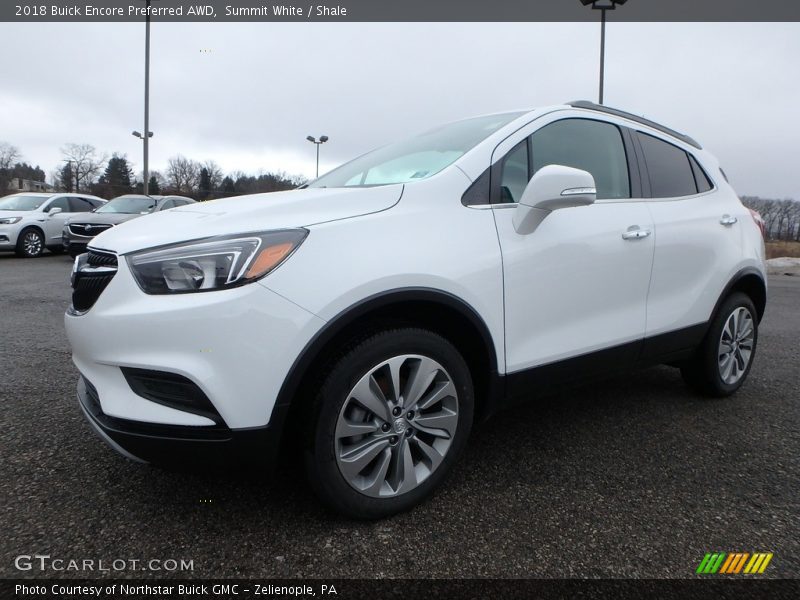 Front 3/4 View of 2018 Encore Preferred AWD