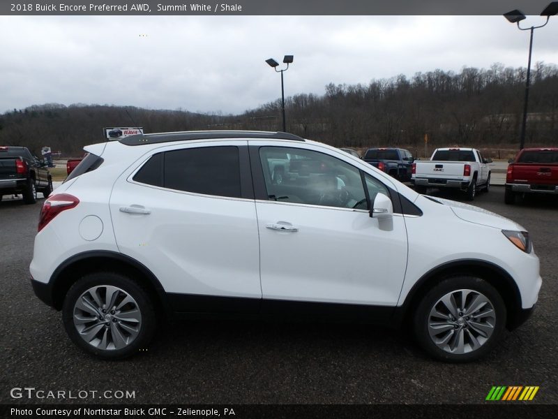Summit White / Shale 2018 Buick Encore Preferred AWD