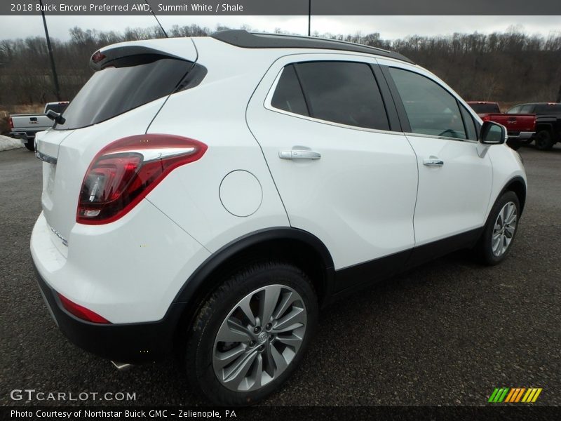 Summit White / Shale 2018 Buick Encore Preferred AWD