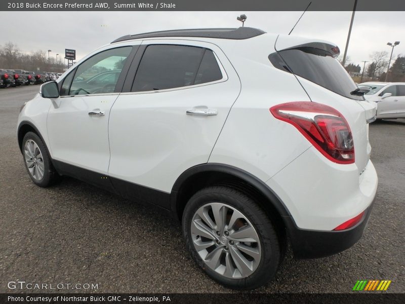 Summit White / Shale 2018 Buick Encore Preferred AWD