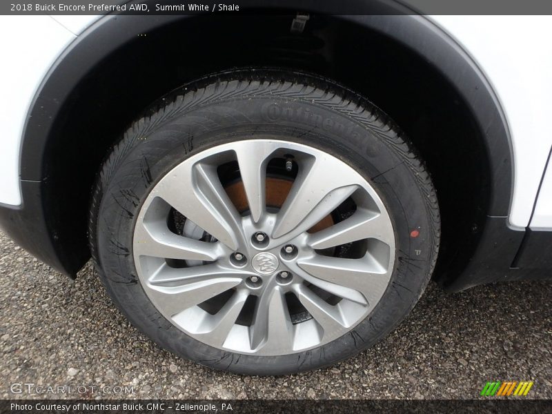 Summit White / Shale 2018 Buick Encore Preferred AWD