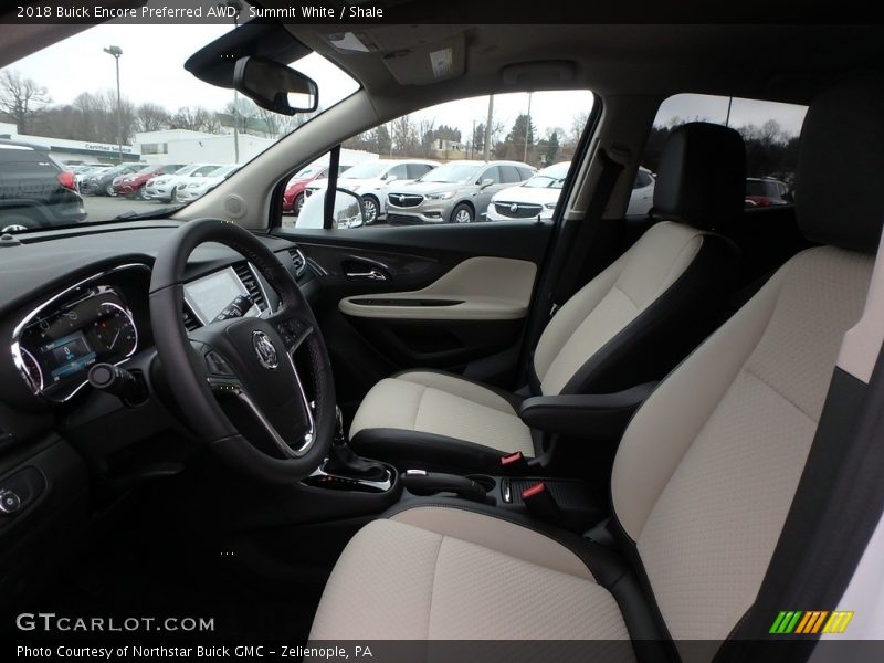 Summit White / Shale 2018 Buick Encore Preferred AWD