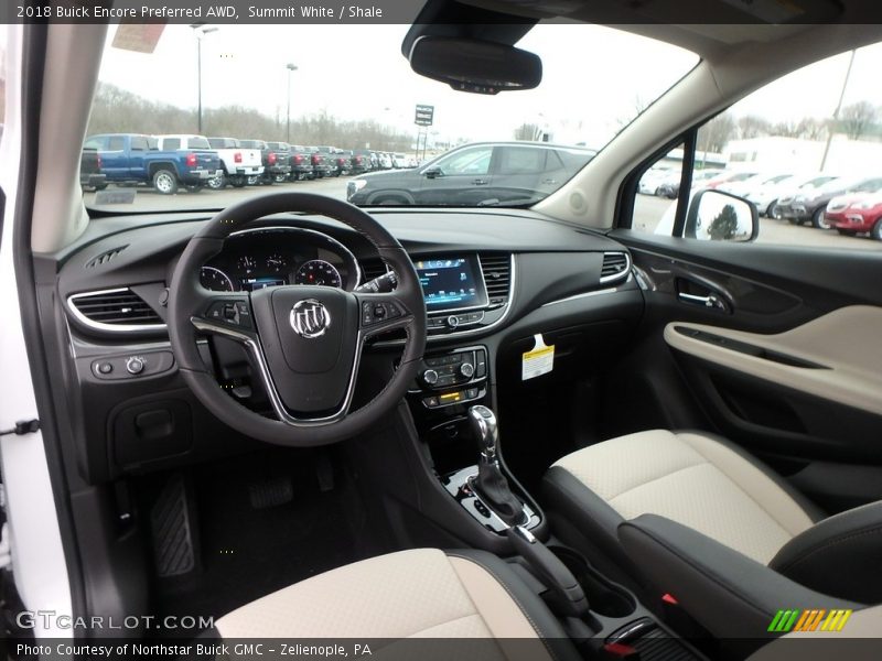  2018 Encore Preferred AWD Shale Interior