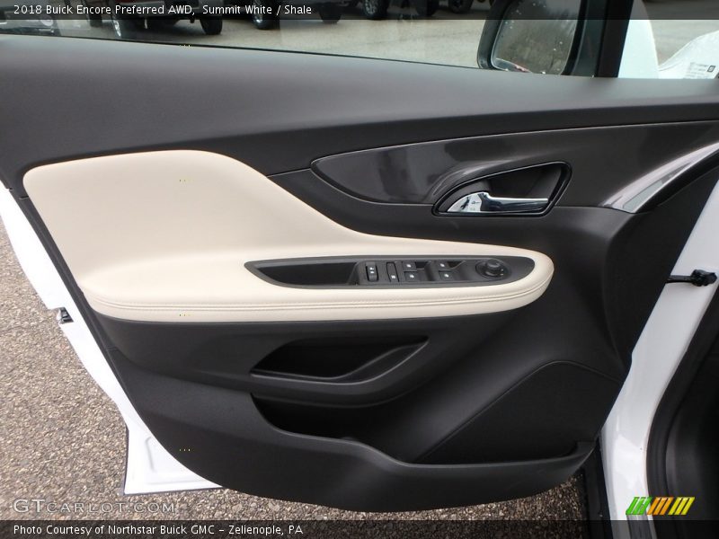 Summit White / Shale 2018 Buick Encore Preferred AWD
