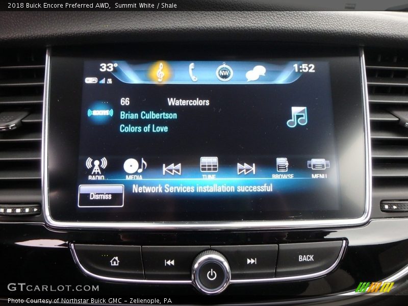 Summit White / Shale 2018 Buick Encore Preferred AWD