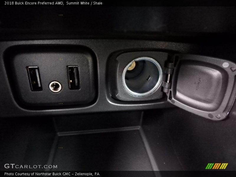 Summit White / Shale 2018 Buick Encore Preferred AWD