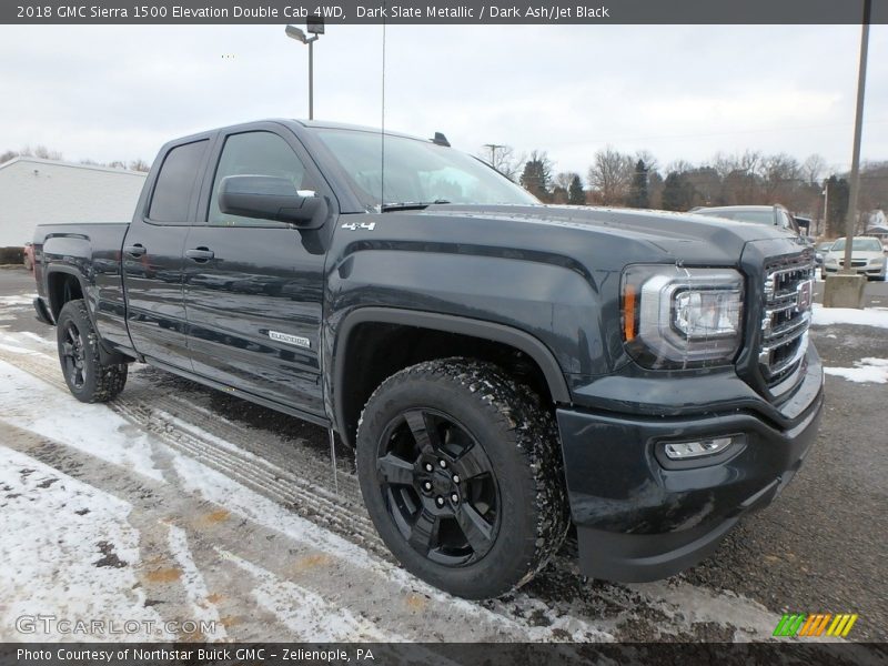 Dark Slate Metallic / Dark Ash/Jet Black 2018 GMC Sierra 1500 Elevation Double Cab 4WD