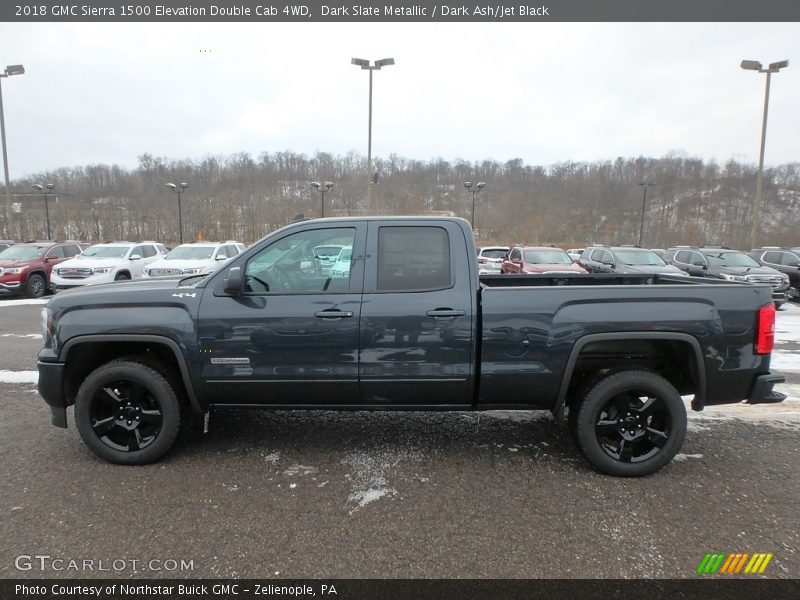 Dark Slate Metallic / Dark Ash/Jet Black 2018 GMC Sierra 1500 Elevation Double Cab 4WD