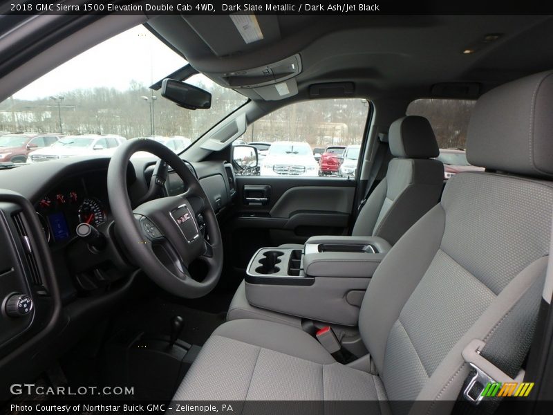 Dark Slate Metallic / Dark Ash/Jet Black 2018 GMC Sierra 1500 Elevation Double Cab 4WD