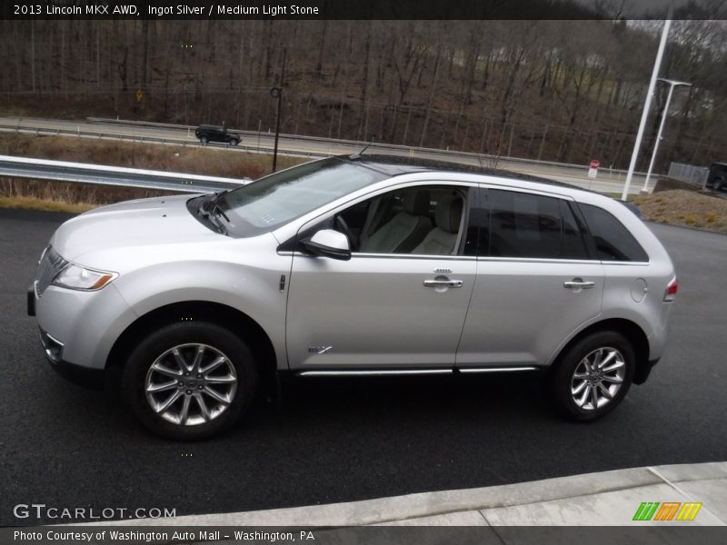 Ingot Silver / Medium Light Stone 2013 Lincoln MKX AWD