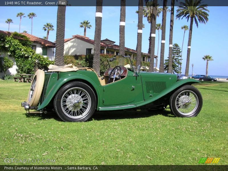 Green / Tan 1948 MG TC Roadster
