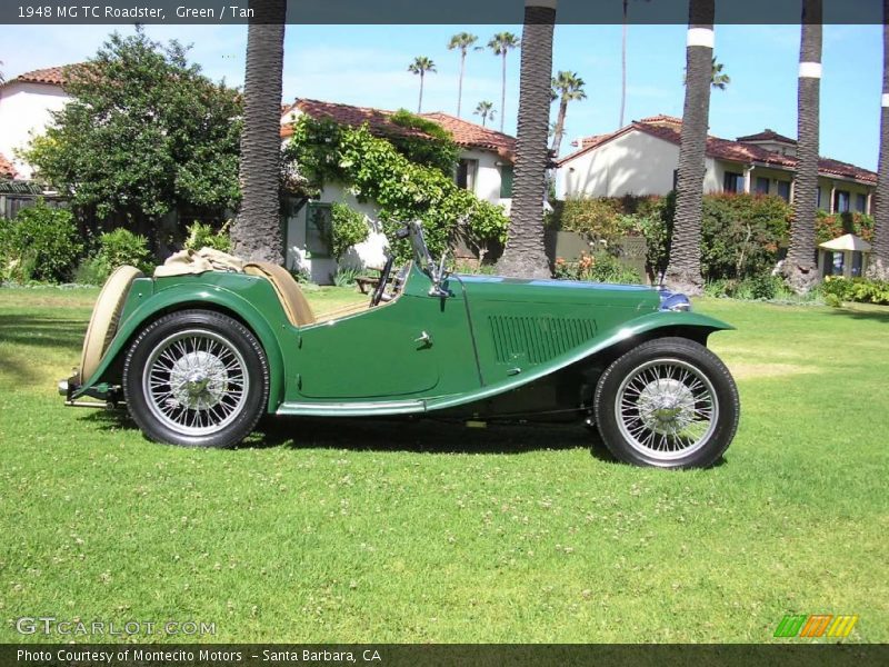 Green / Tan 1948 MG TC Roadster