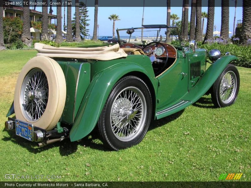 Green / Tan 1948 MG TC Roadster