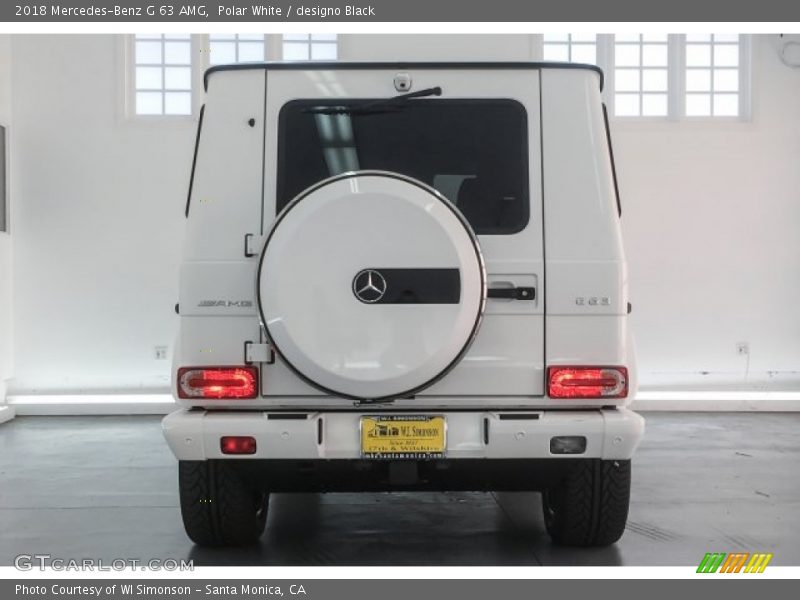 Polar White / designo Black 2018 Mercedes-Benz G 63 AMG