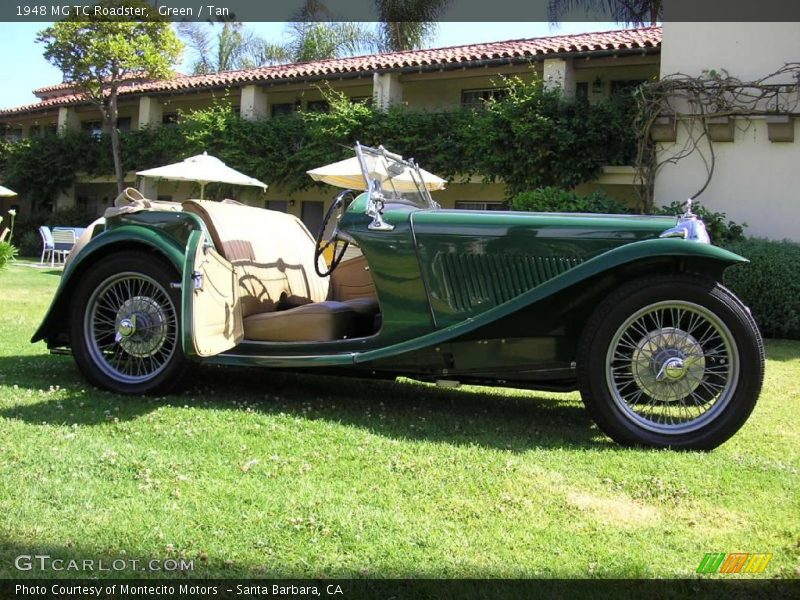 Green / Tan 1948 MG TC Roadster