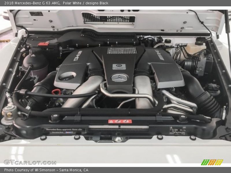 Polar White / designo Black 2018 Mercedes-Benz G 63 AMG