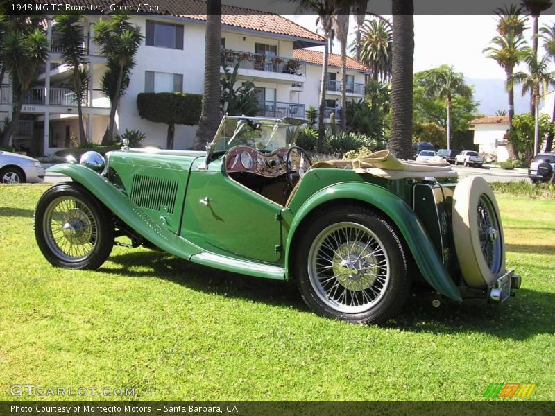Green / Tan 1948 MG TC Roadster