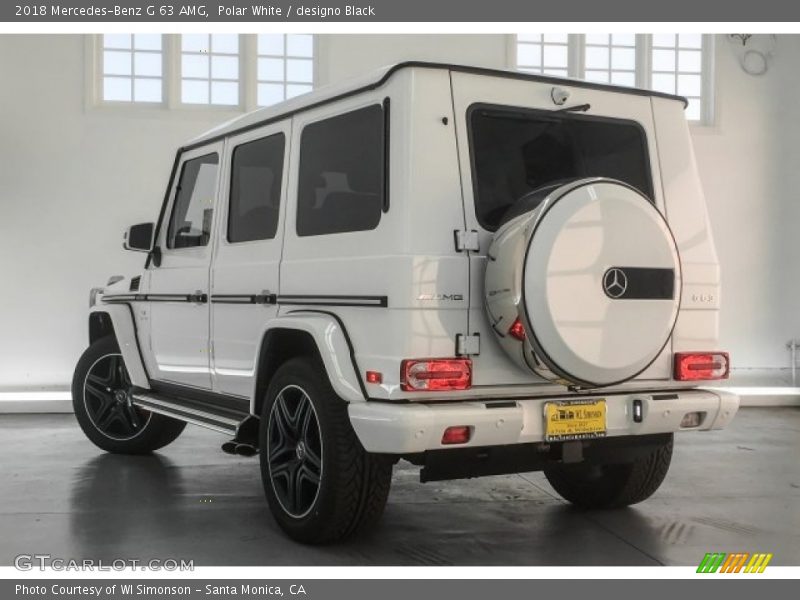 Polar White / designo Black 2018 Mercedes-Benz G 63 AMG