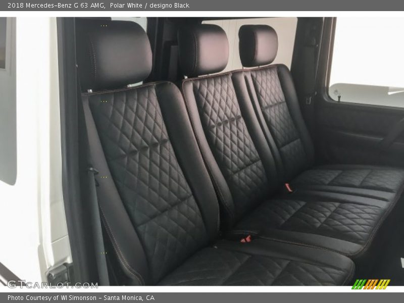 Polar White / designo Black 2018 Mercedes-Benz G 63 AMG