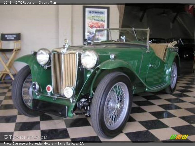 Green / Tan 1948 MG TC Roadster